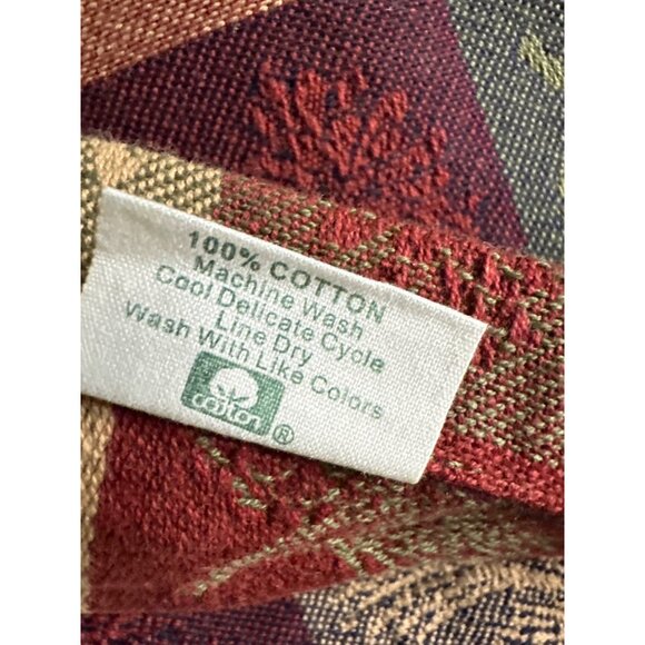 Park Designs Set of 4 Placemats Multicolor Fall Leaves Rustic Farmhouse holiday - Picture 3 of 6